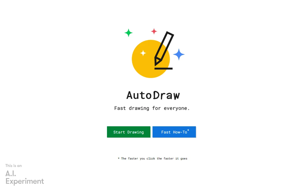 오토드로우 — [Start Drawing]으로 바로 시작