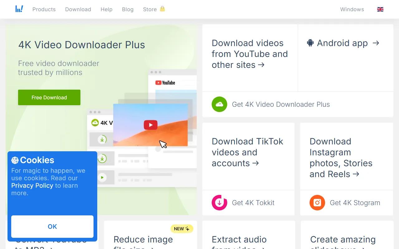 4K Video Downloader 화면 1